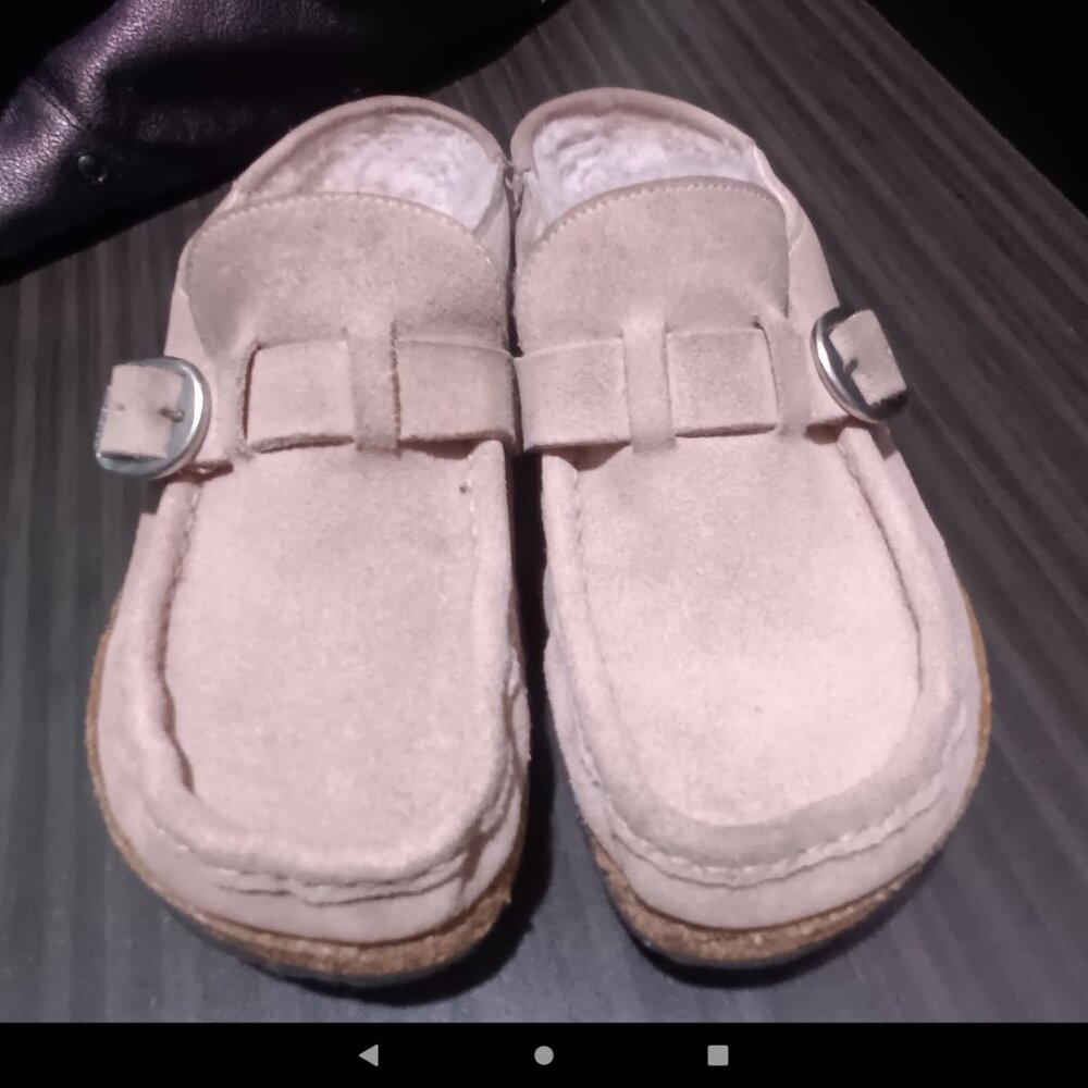 Birkenstock Cream Mules